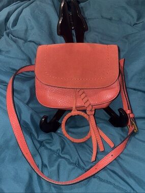 Vince Camuto - Small Paprika Crossbody or waist Bag w/ Braided Ring Accent & Tas